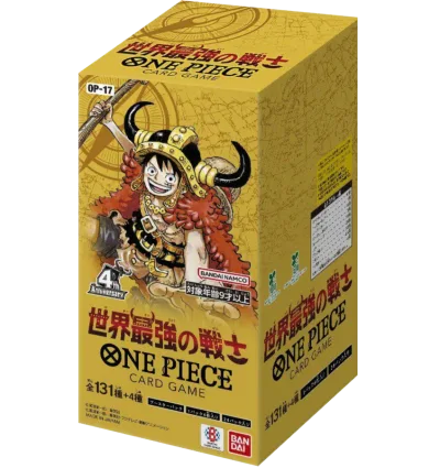 One Piece OP-17 [The World’s Strongest Warriors] Booster Box – Japanese