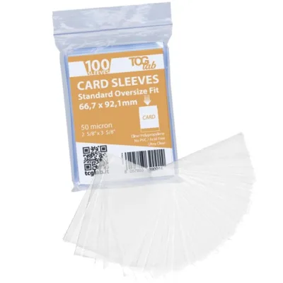 TCGLab Standard Penny Sleeves  Ultra Clear 100 Sleeve pack