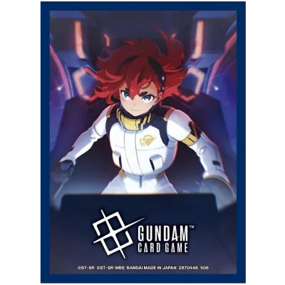 Gundam Official Card Sleeves 02 – Suletta Mercury (English)