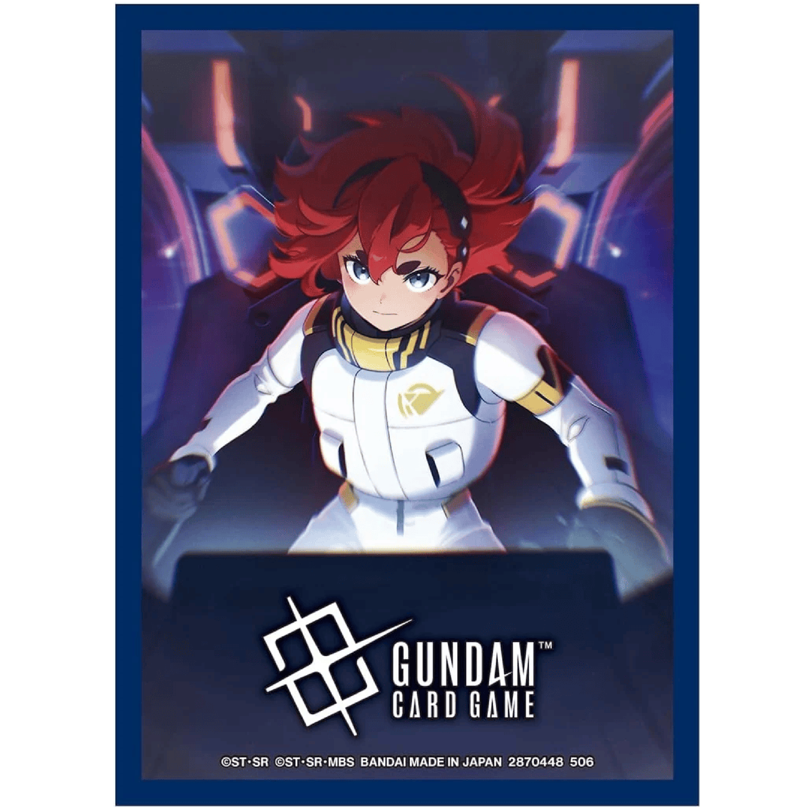 Gundam Official Card Sleeves 02 – Suletta Mercury (English)