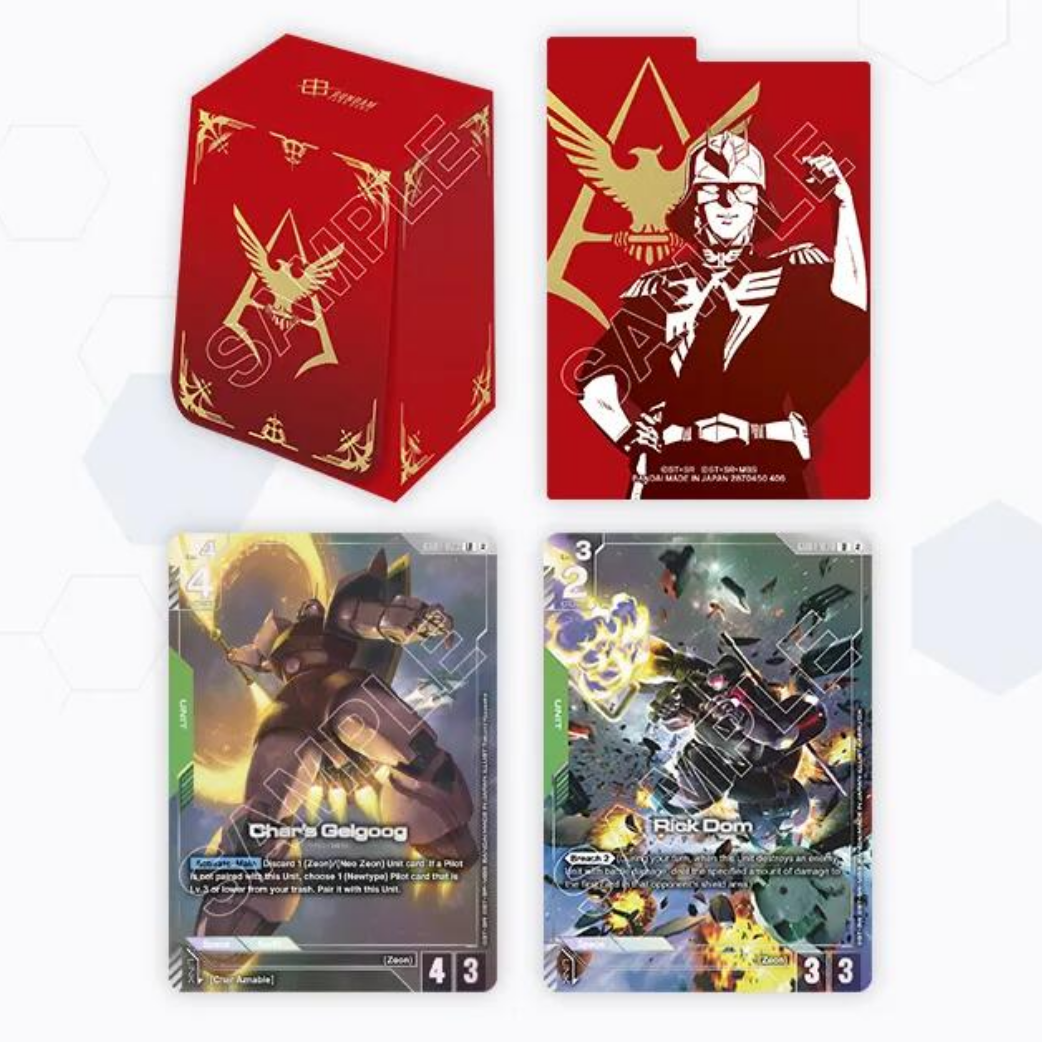 Gundam Card Game Official Card Case Set 02 – English