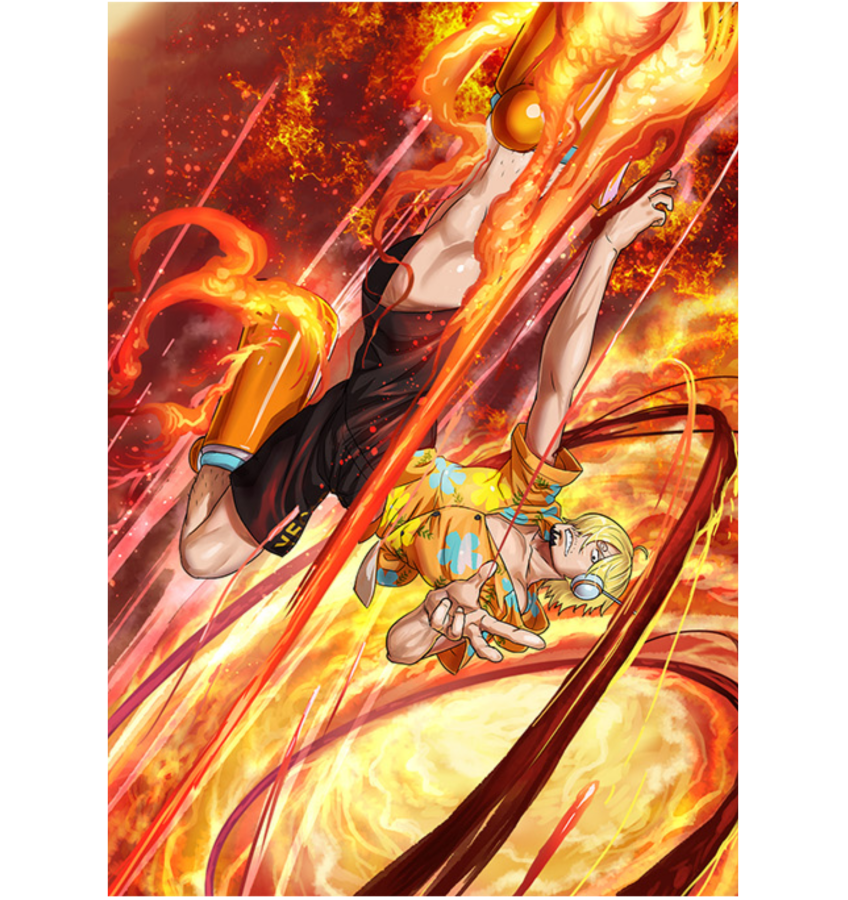 ONE PIECE Card Game – V Jump 2026 Monster Trio Promo Card Set – Luffy, Zoro & Sanji – Pre-Order - Image 4
