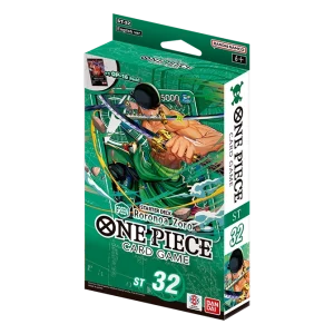 One Piece Official Card Game:  Green Roronoa Zoro - [ST32] Starter deck - English